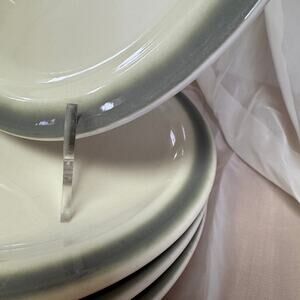 Set of 3 Restaurant Hotel Ware Plates West Liverpool by Sterling China Co